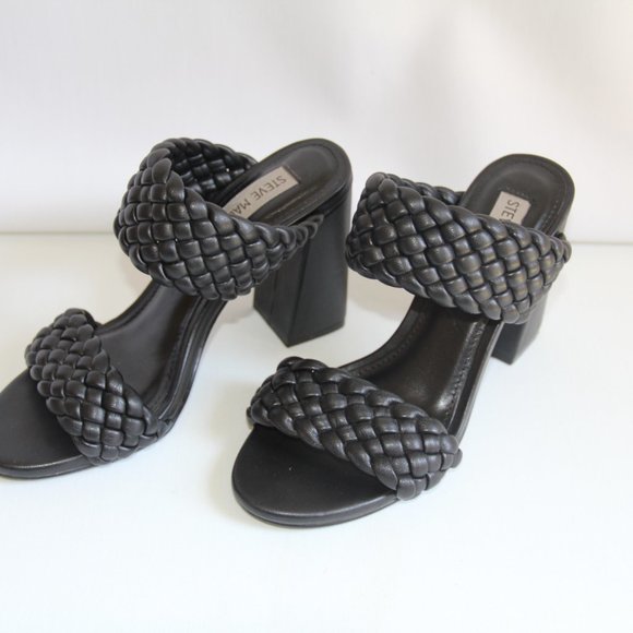 Steve Madden Tangle Black Sandal Size 6 - Picture 9 of 12